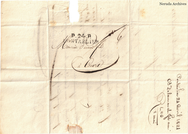 NRA-L-000099 image 1 showing address panel and postal evidence.