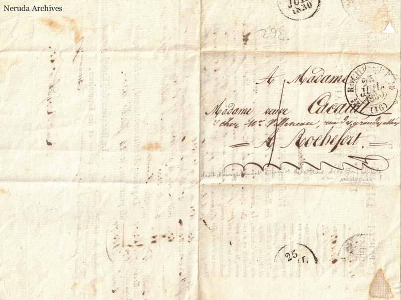 NRA-L-000423 image 1 showing the folded address panel with postal marks and manuscript docketing.