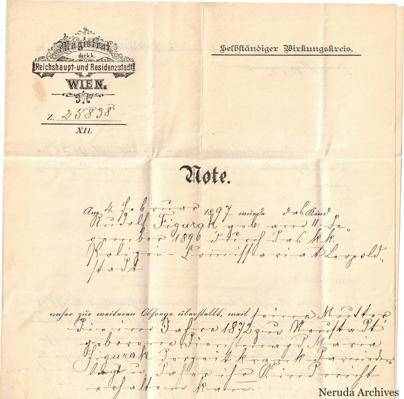 NRA-L-000048 image 2 showing the upper section of a printed Vienna official note with manuscript additions.