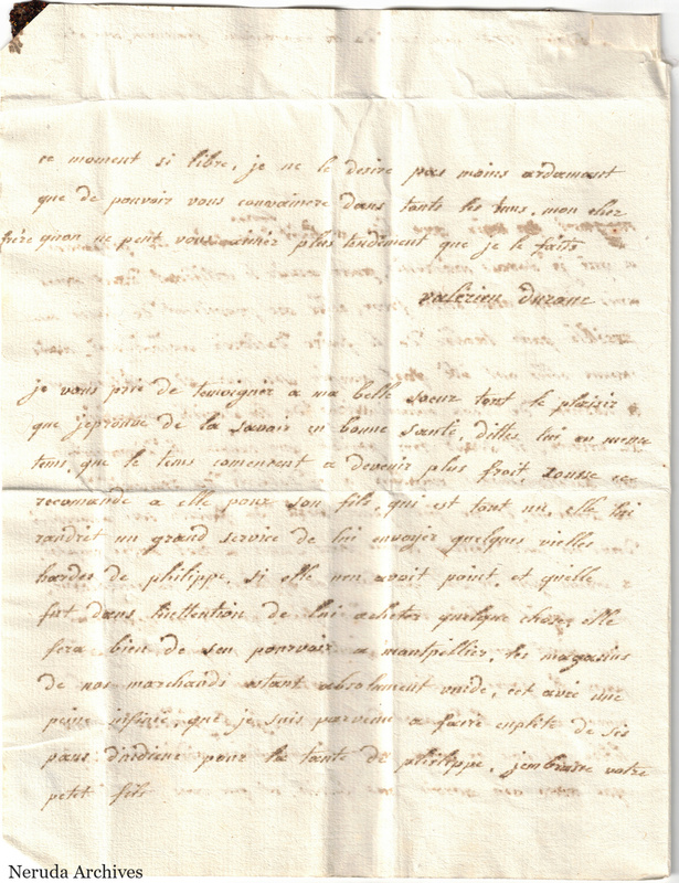 NRA-L-000667 image 3 showing the continuation and closing of the letter together with an additional family message on the same folded sheet.