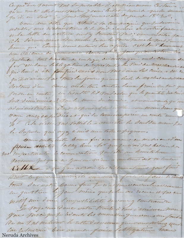 NRA-L-000043 image 3 showing page 2 of Calle's letter about the disputed shipment weight.