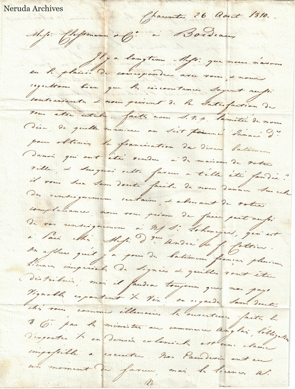 NRA-L-000466 image 2 showing handwritten commercial letter text, page 1.