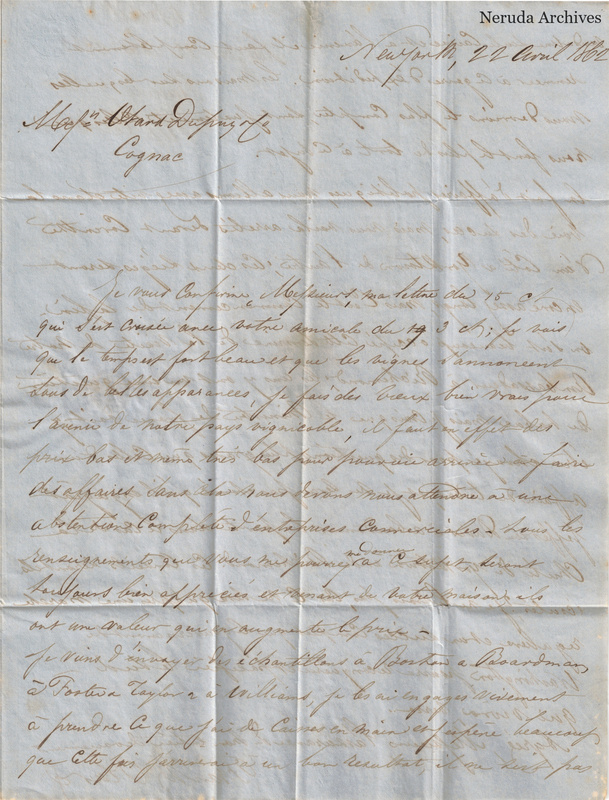 NRA-L-000473 image 2 showing handwritten commercial letter text, page 1.
