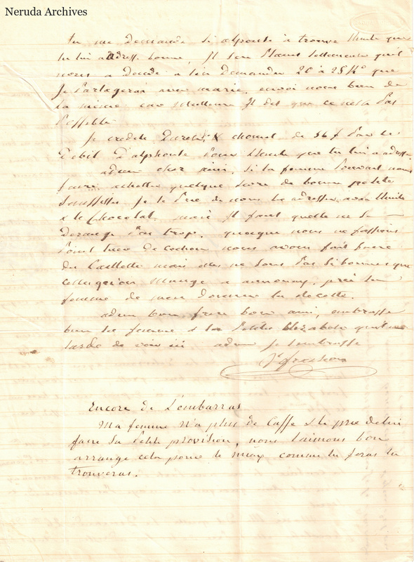 NRA-L-000512 image 3 showing a handwritten French letter continuation with closing, signature, annotations, folds and paper edges.