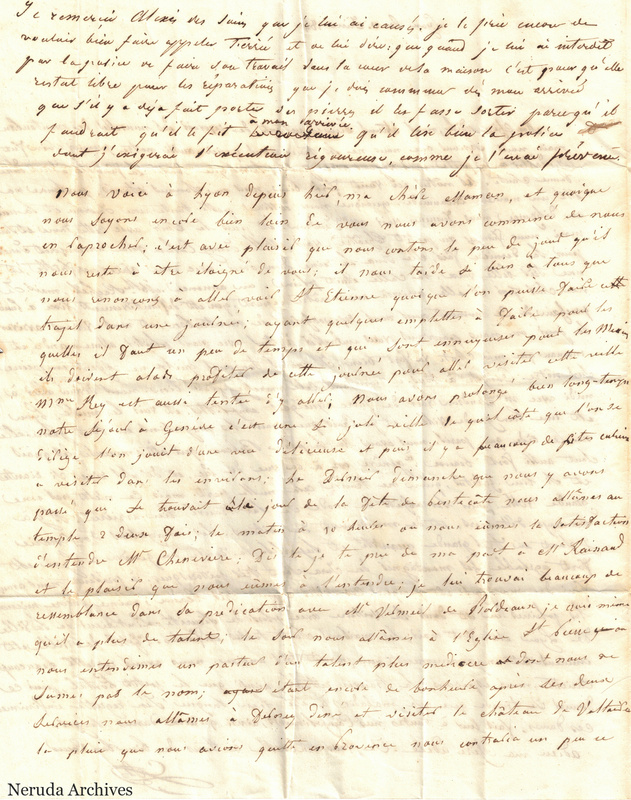 NRA-L-000055 image 3 showing a dense continuation page of French letter text on folded paper.