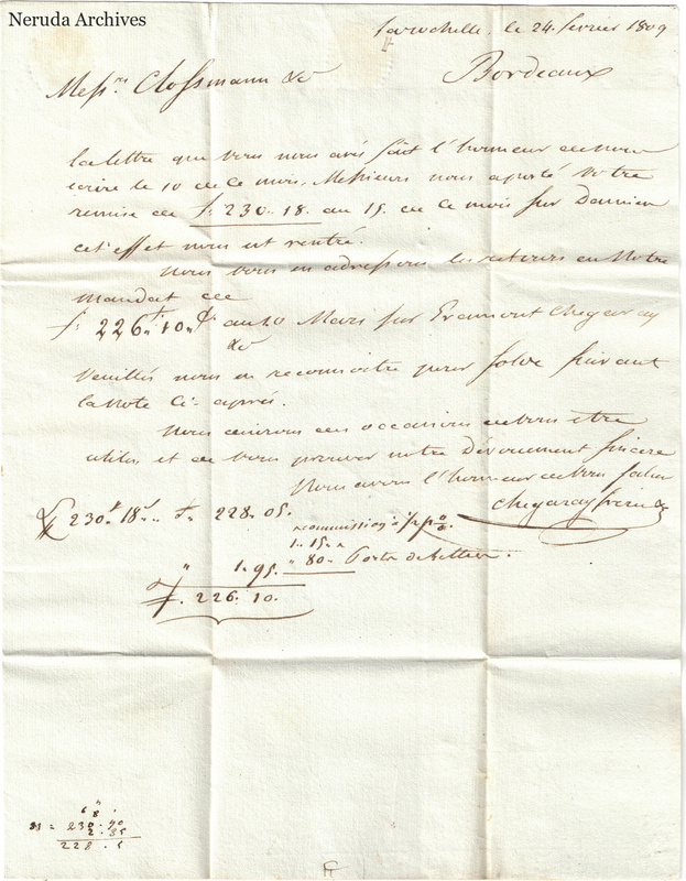 NRA-L-000467 image 2 showing handwritten commercial letter text, page 1, with the conclusion and signature.