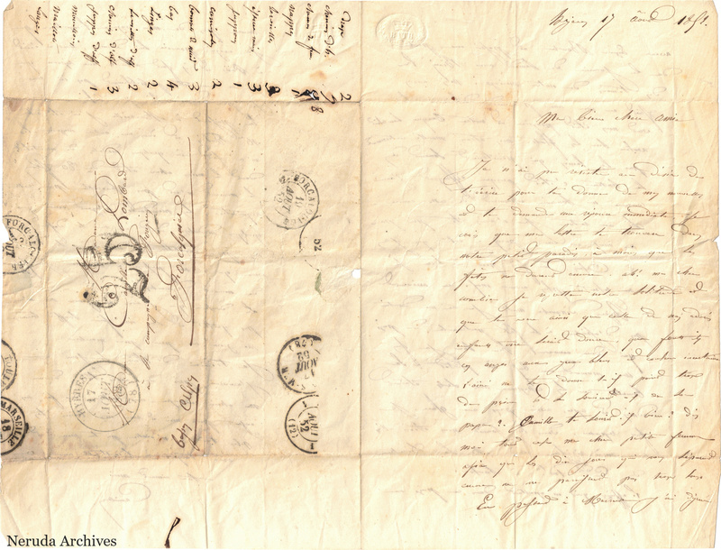 NRA-L-000654 image 1 showing the opening text together with the address and postal evidence.