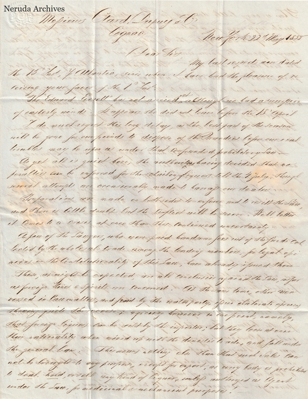 NRA-L-000458 image 2 showing handwritten commercial letter text, page 1.