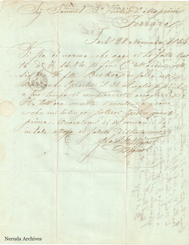 NRA-L-000710 image 2 showing the incoming business letter.