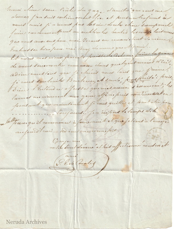 NRA-L-000018 image 4 showing the final page and signature G. C. de Coriolis.