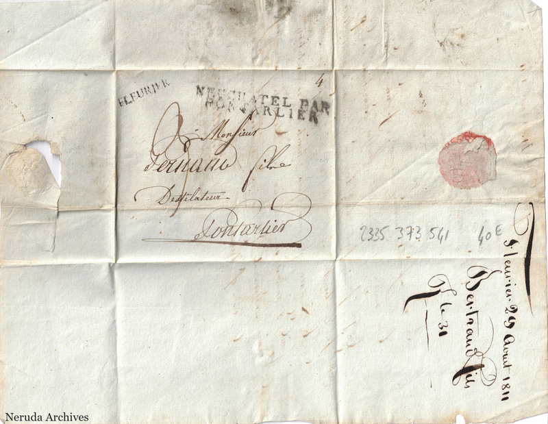 NRA-L-000093 image 1 showing address panel and postal evidence.