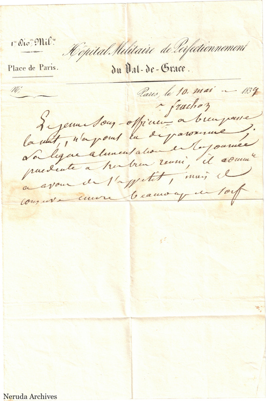 NRA-L-000537 image 3 showing an enclosed manuscript or official document retained with the correspondence, including its headings, folds and paper edges.