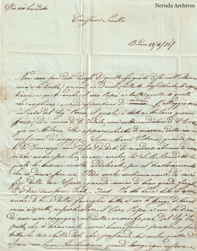 NRA-L-000650 image 2 showing Italian handwriting on a folded manuscript sheet and its surviving physical condition.