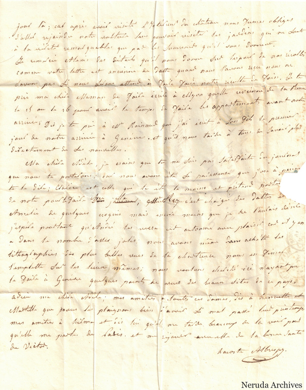 NRA-L-000055 image 4 showing the final French letter page with its closing and signature.