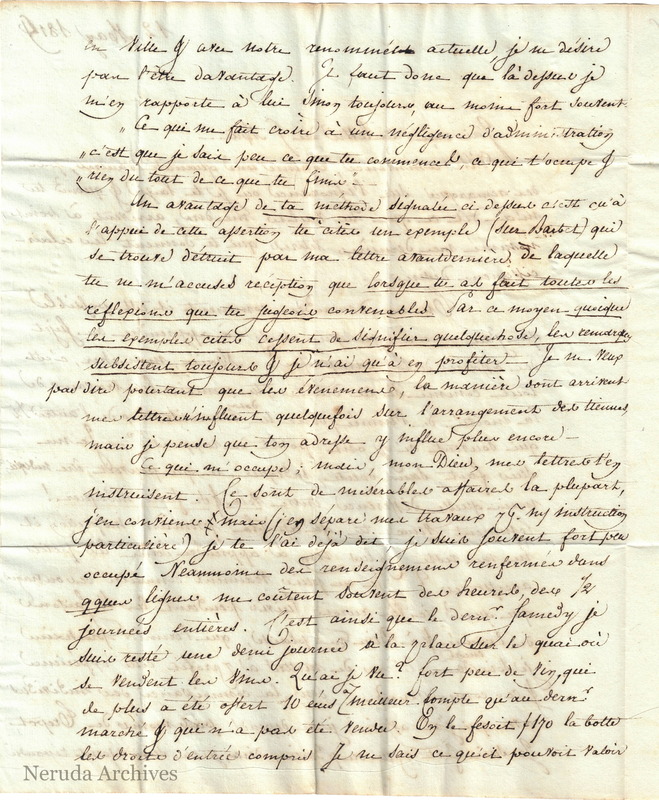 NRA-L-000032 image 3 showing page 2 of Agath's French letter.