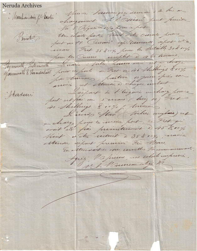 NRA-L-000463 image 4 showing handwritten commercial letter text, page 3, with the conclusion and signature.