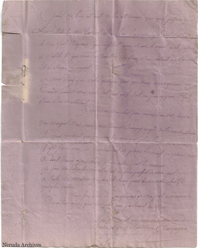 NRA-L-000663 image 3 showing handwritten letter text page 2.