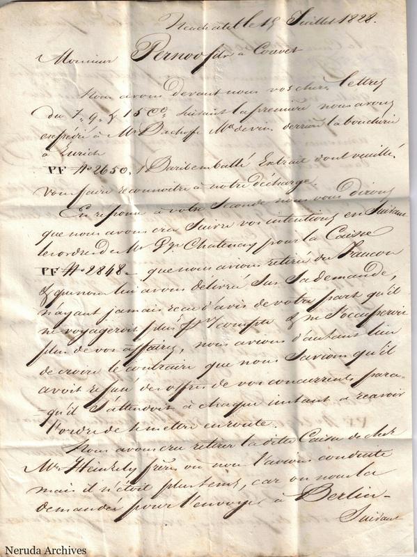 NRA-L-000101 image 2 showing letter text page 1.