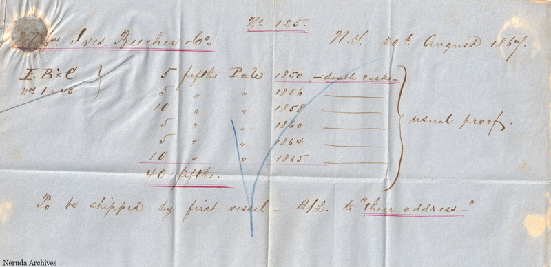 NRA-L-000474 image 4 showing an enclosed handwritten specifications and quantity schedule.