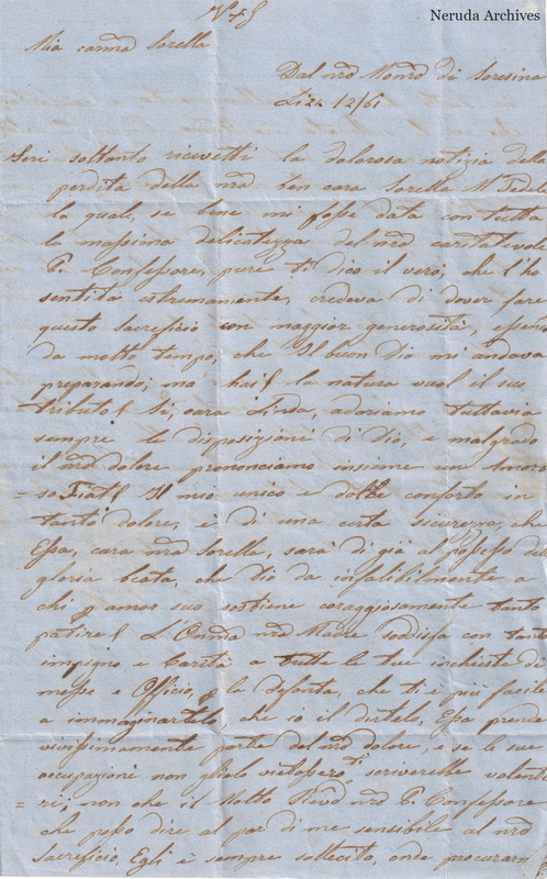 NRA-L-000651 image 2 showing Italian handwriting on a folded manuscript sheet and its surviving physical condition.
