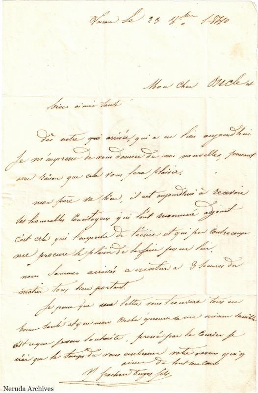NRA-L-000488 image 2 showing a handwritten French letter continuation with closing, signature, folds and paper edges.