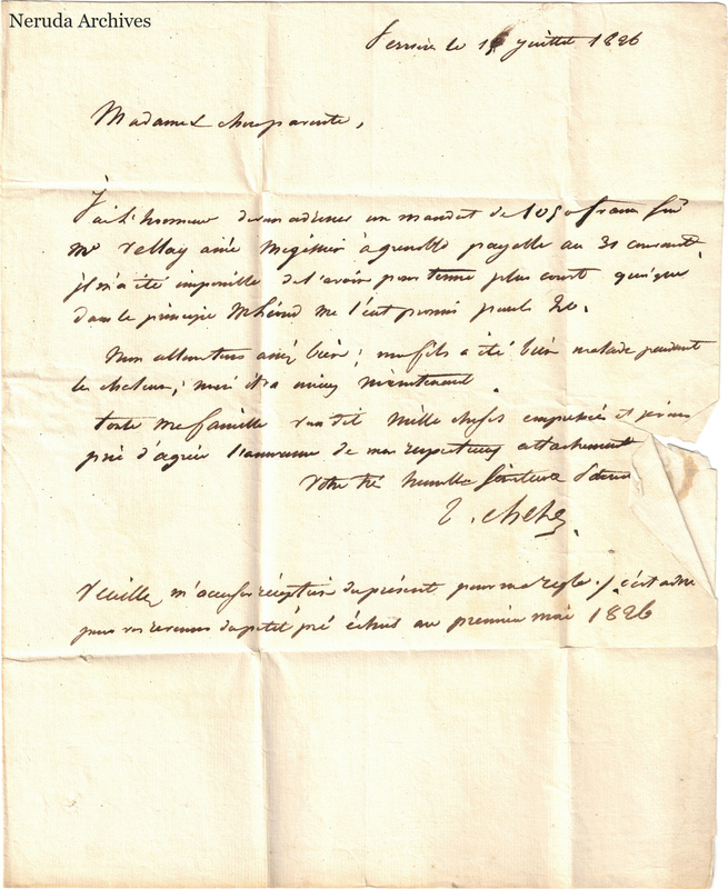 NRA-L-000664 image 2 showing handwritten letter text page 1.