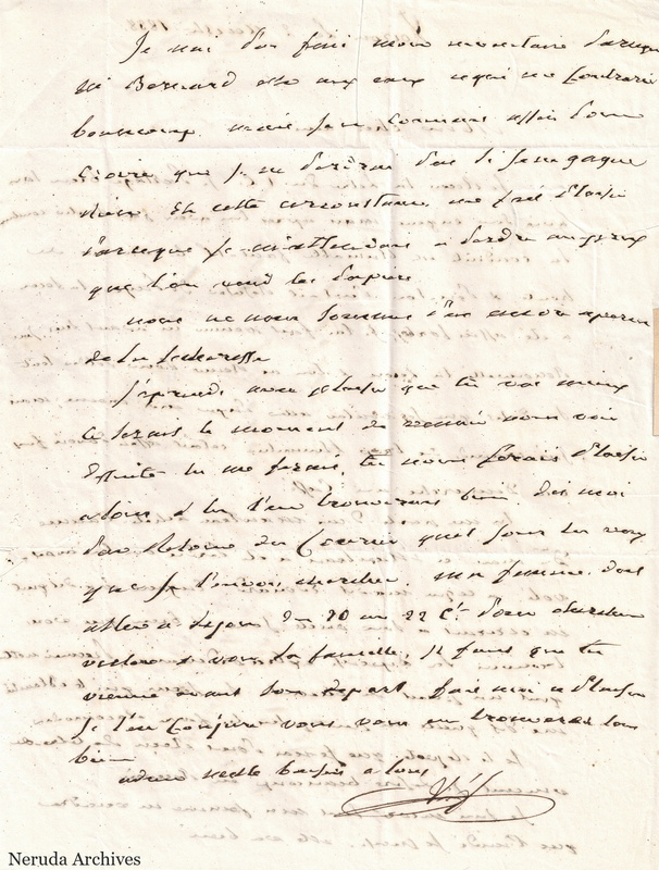 NRA-L-000480 image 3 showing the second handwritten French letter page with continuation text, closing and signature.