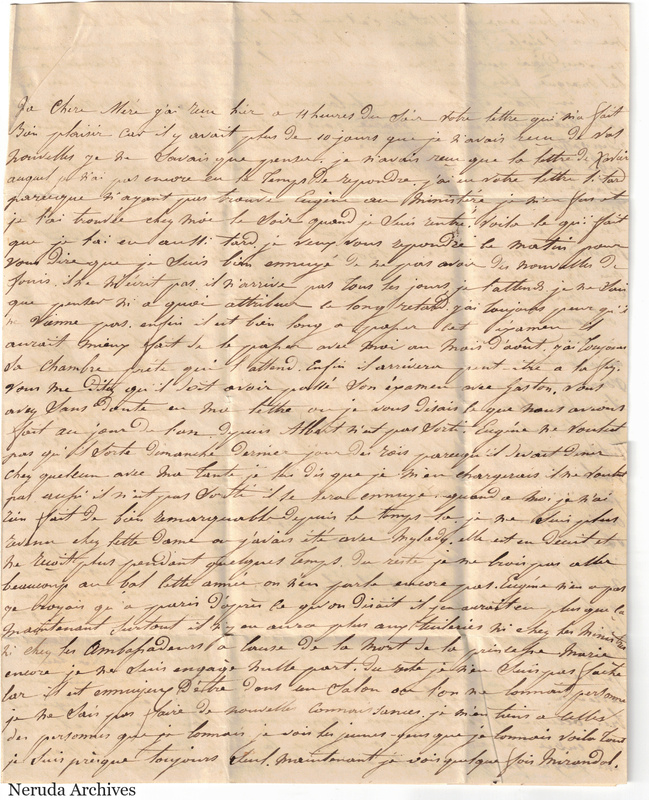 NRA-L-000666 image 2 showing handwritten letter text page 1.
