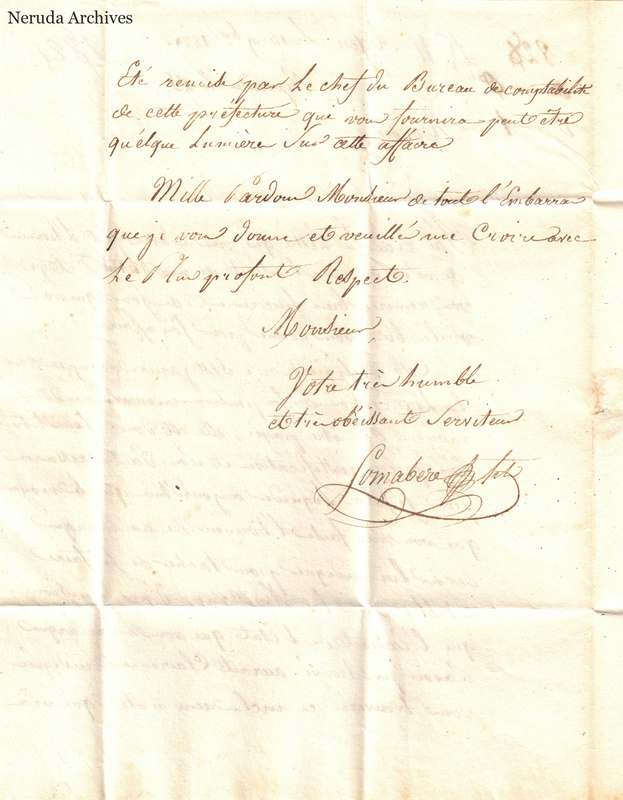 NRA-L-000065 image 3 showing the continuation and signed closing of the French letter.